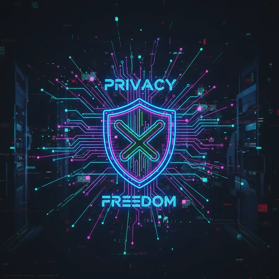 Digital privacy visual representing invite-only vetting